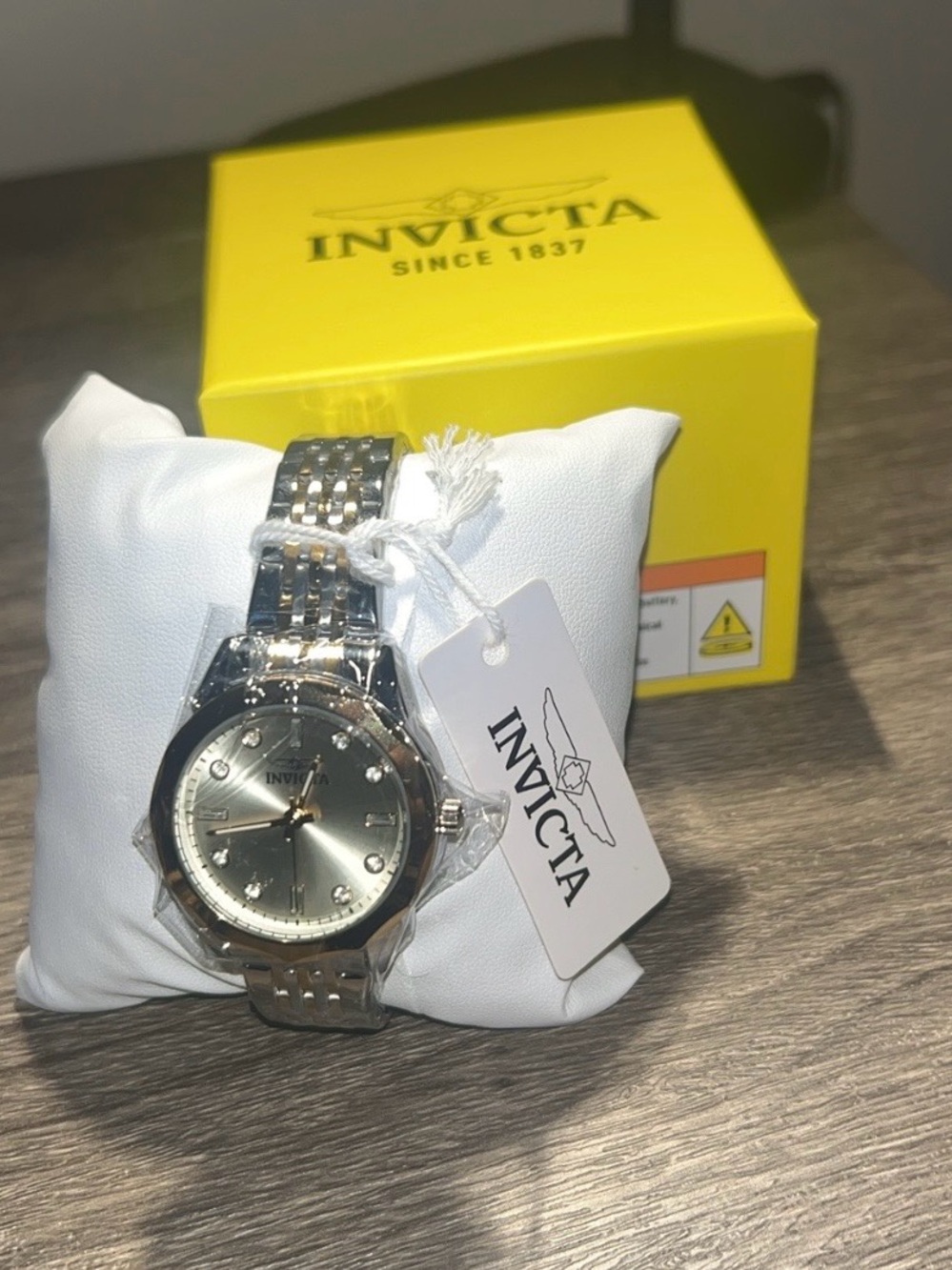 Invicta Celestial Women's Watch - 33.4mm, Silver, Gold Model 70449 New